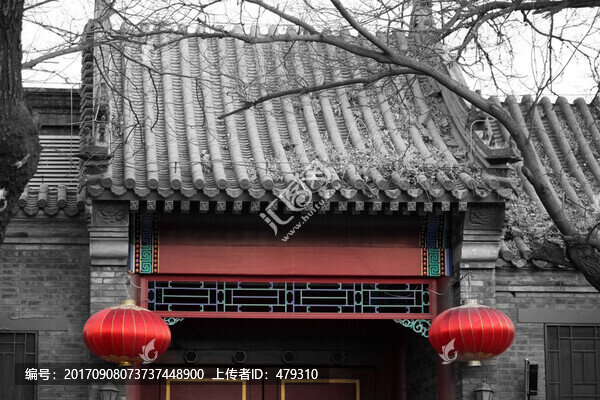 老北京,黑白照片,北京風(fēng)光