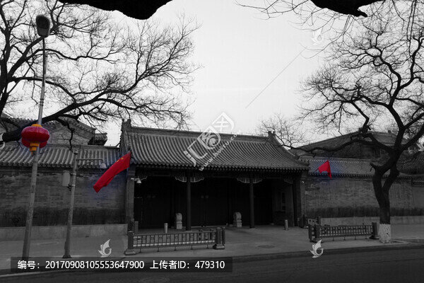 老北京,黑白照片,北京風(fēng)光
