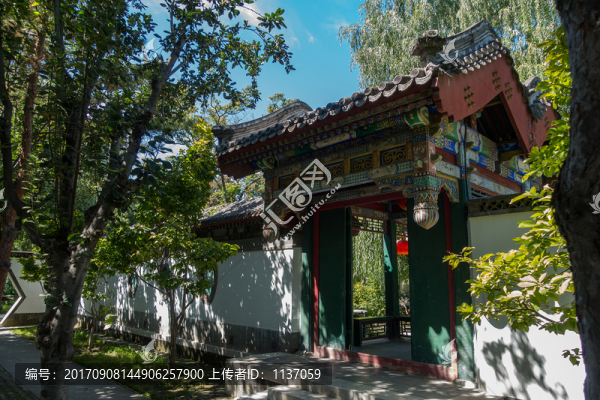 北京大觀園,暖香塢,垂花門