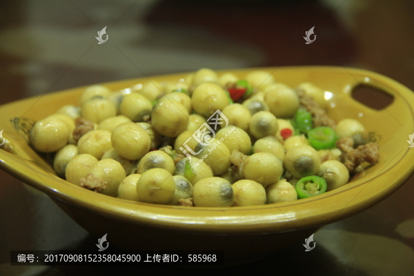 蓮子炒肉泥