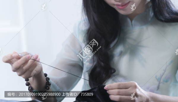 賢惠女人女性能干針線活