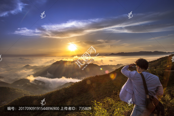 旅游旅行看日出