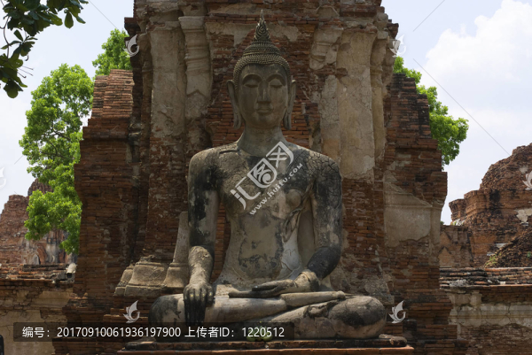 在ayutthaja最大的佛