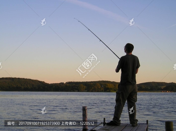 釣魚是看