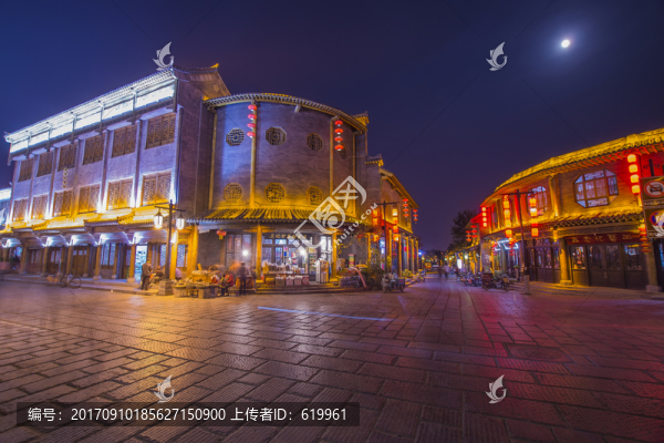 青州古街夜景