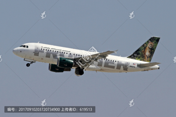 美國(guó)邊疆航空,飛機(jī)起飛