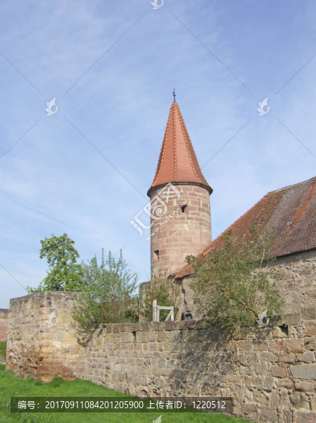 stadtmauer在沃爾夫拉姆斯-埃申巴赫