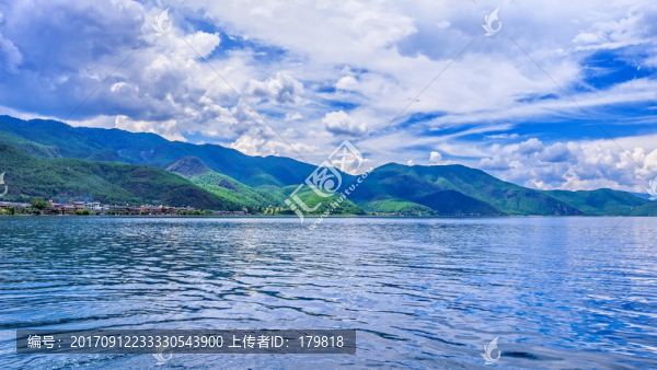 瀘沽湖,湖面