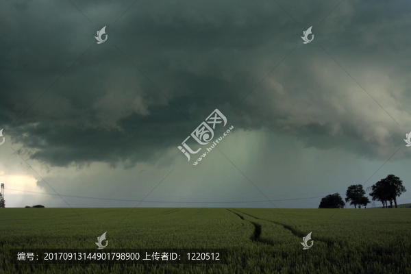 在Erzgebirge旋轉(zhuǎn)雷暴