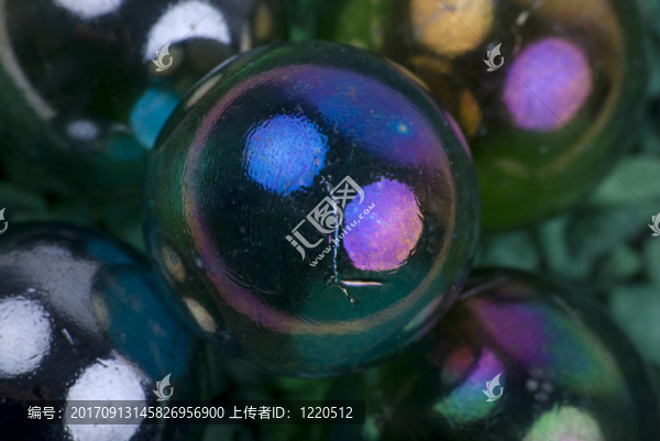 玻璃彈珠特寫
