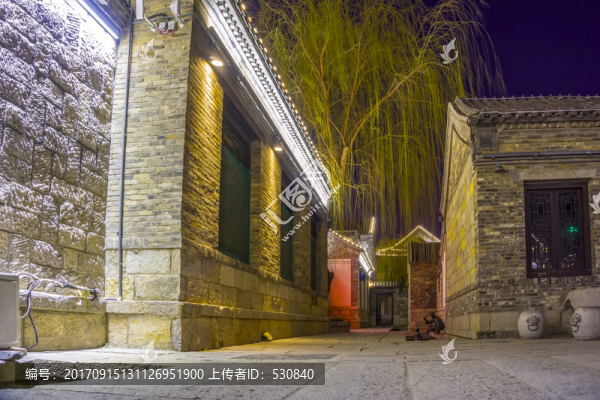 濟南老街夜景