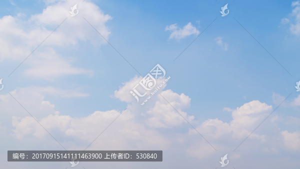 藍(lán)天白云,大畫幅
