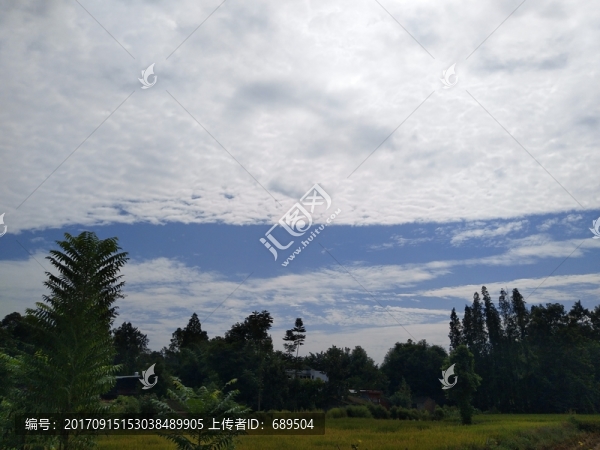 藍天白云