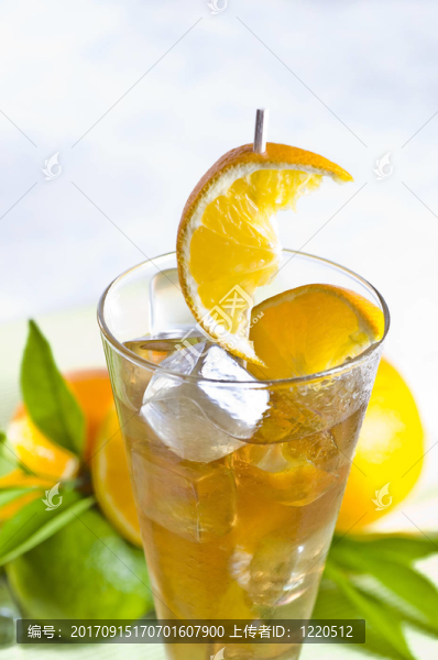 玻璃橙茶