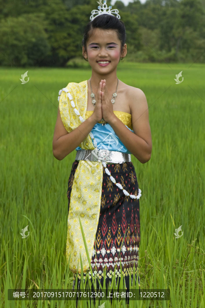 泰國稻田女孩
