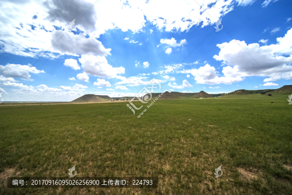 錫林浩特平頂山風光