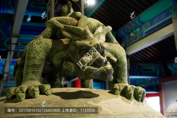 北京大鐘寺,鐘鈕,蒲牢