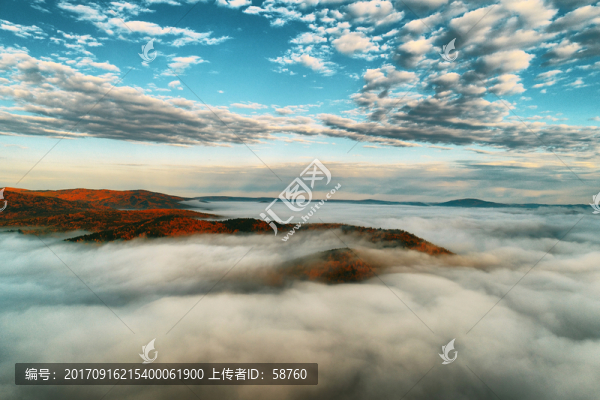 云霧山林,航拍