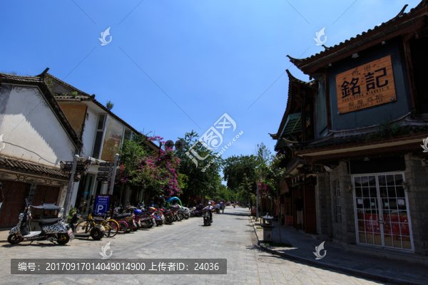 云南大理古城,古城街頭風(fēng)光