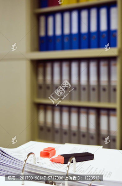 在辦公室
