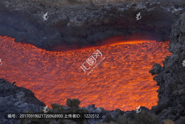 埃特納火山熔巖流