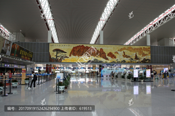 合肥機(jī)場,航站樓,內(nèi)景