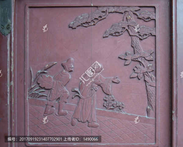 人物場景木質(zhì)浮雕