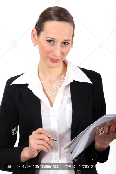 女人與筆記本