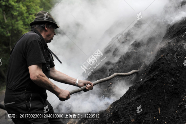 在哈爾滕flaesheim木炭窯