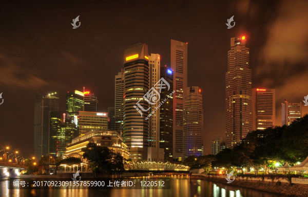 新加坡新加坡的天際線