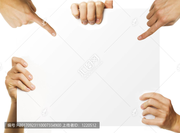 手持海報(bào)的人