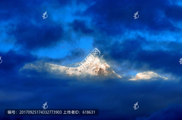 林芝南迦巴瓦峰雪山