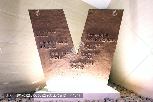 渡江戰(zhàn)役勝利雕塑