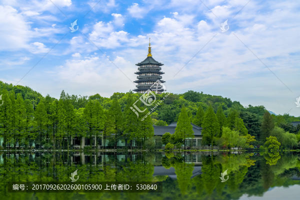 西湖雷峰塔風(fēng)光