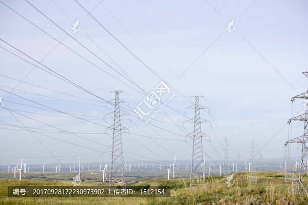 草原風電場