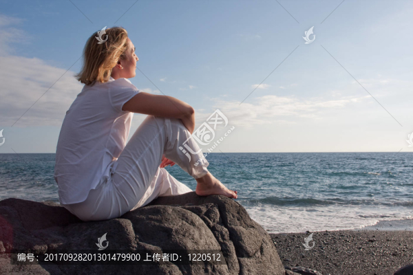 海邊的放松