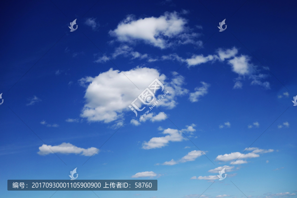 藍天白云