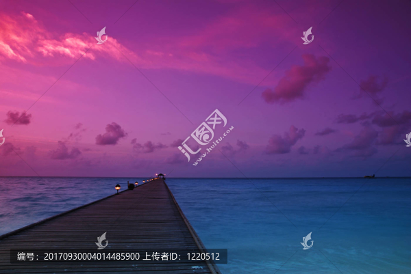 日落海灘