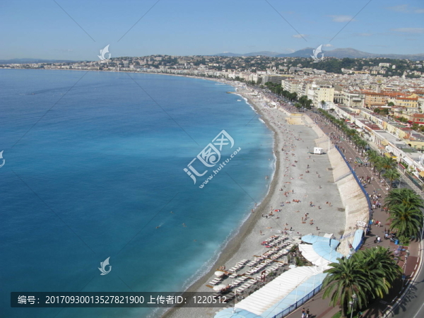 漂亮的全景Promenade,des,Anglais