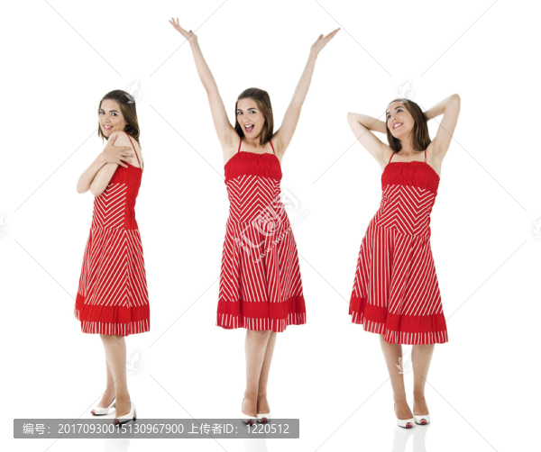 女人笑了