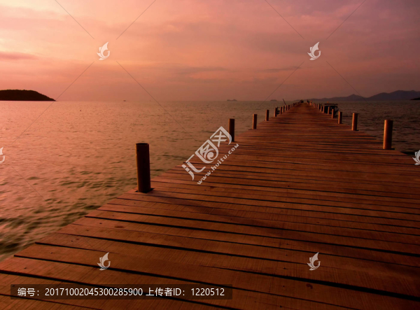 碼頭，水，海，假日，太陽