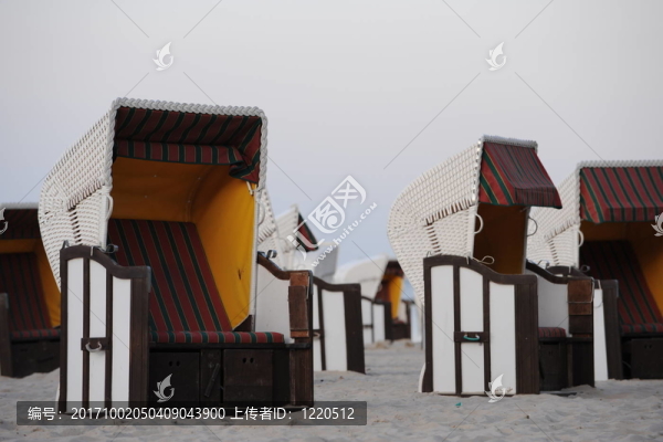 波羅的海的沙灘椅