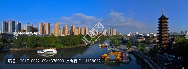 里運(yùn)河畔的城市建筑