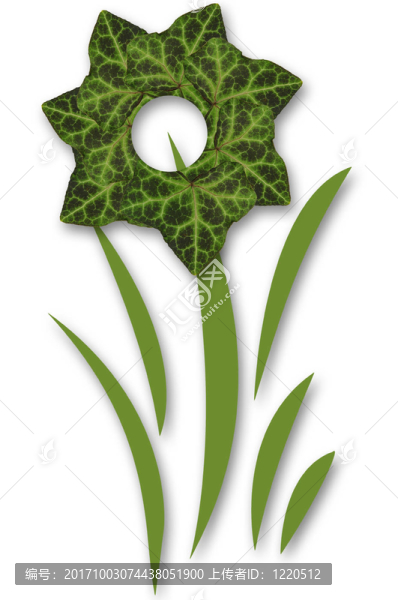 設(shè)計元素花卉抽象花