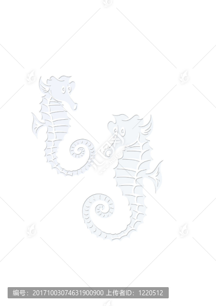 淡藍(lán)色的海洋動物