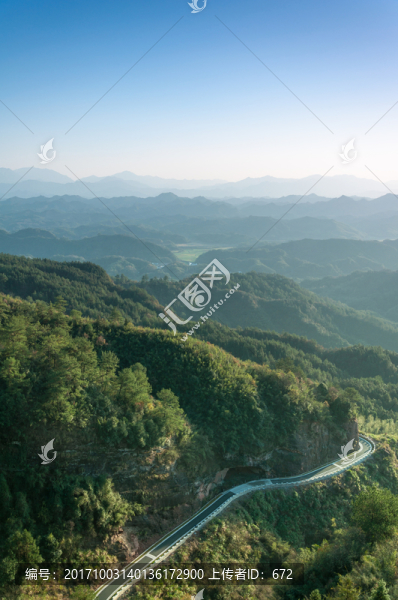 齊云山山景