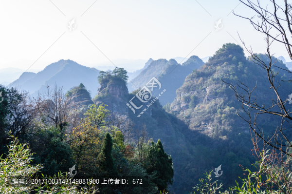 齊云山山景