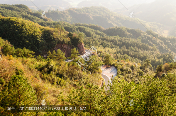 齊云山山景