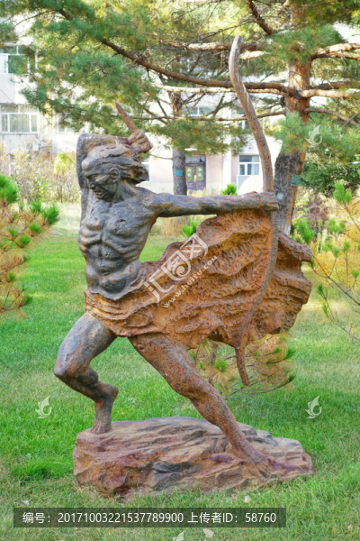 雕塑,紅松泉