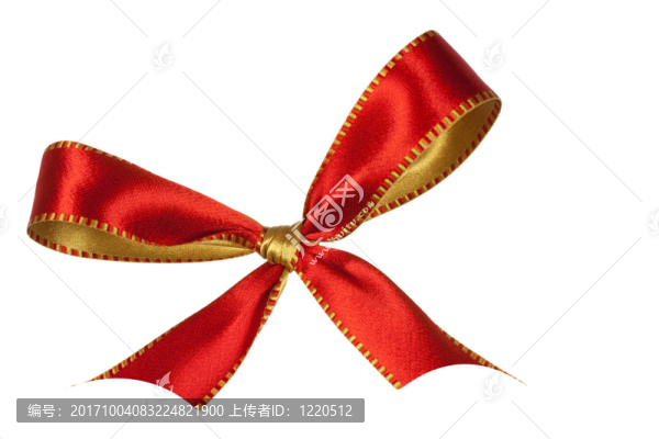 ？白色的紅色蝴蝶結